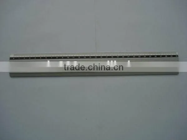 custom 30cm 12' aluminium ruler