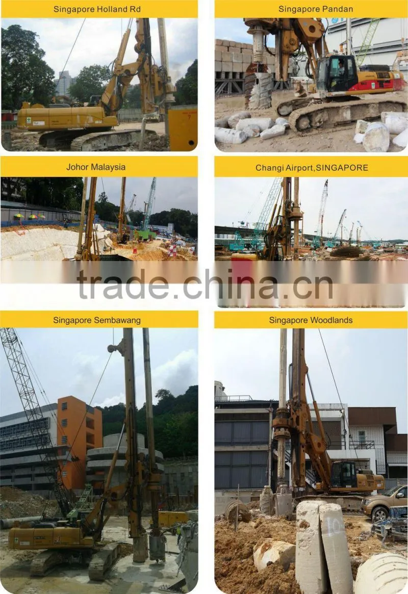 FAE Customized small rotary drilling rig FAR120! Pile driver! Drilling round pile!