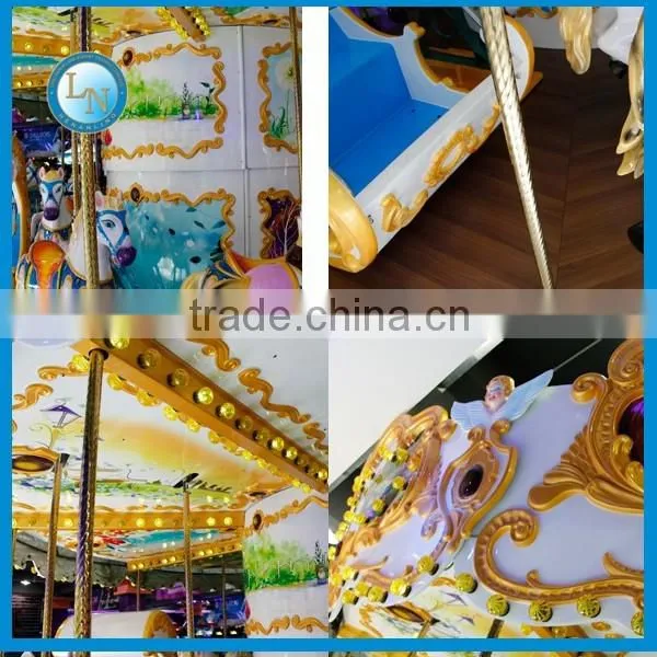 Europen Style! Lino amusement park rides 72 seats luxury merry go round carousel rides for sale