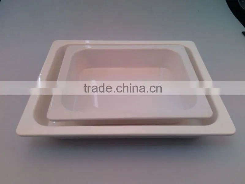 melamine rectangle deep dish melamine deep plate