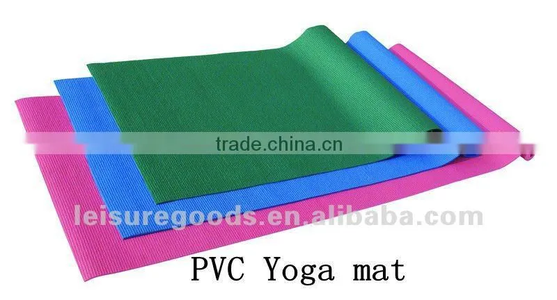 173*61*0.5cm PVC yoga mat/Colourful eco yoga mat