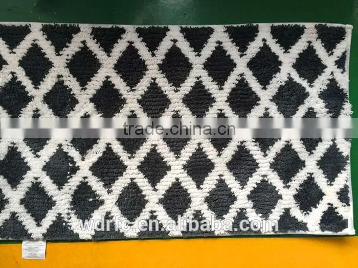 home chenille doormat with stripes