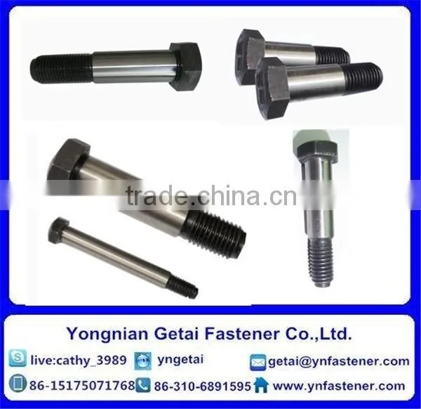 Zinc plated DIN 609 hexagon fit bolts