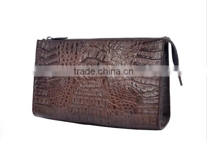 Genuine crocodile leather men's bag clutch bag for man