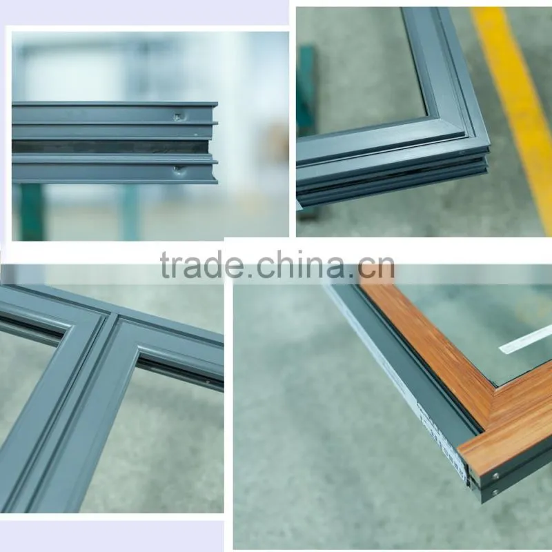 Good quality aluminum window price tilt and turn window hardware aluminium tilt and turn windows