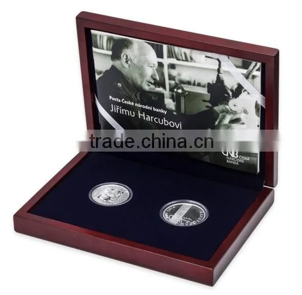 wooden coin box