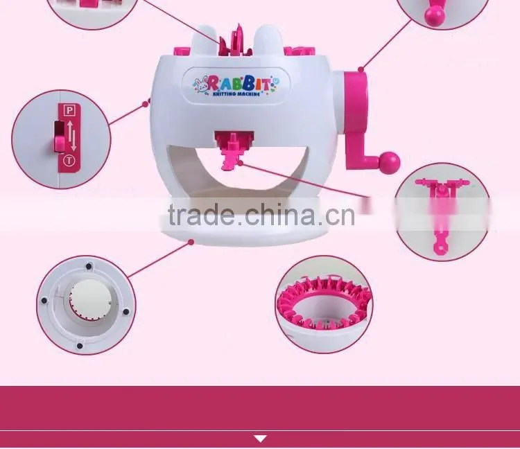 2016 Rabbit DIY Knitting Machine Toys For Kids, Knitting Machine Toys.