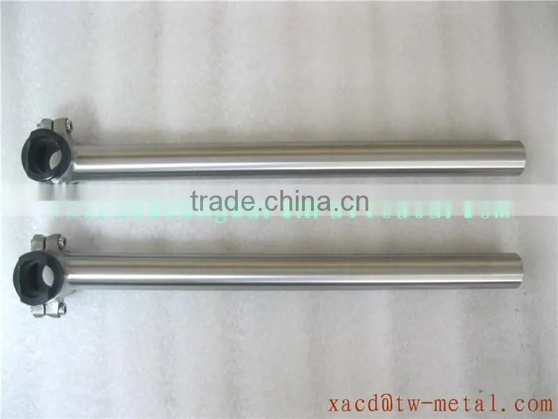 Titanium bicycle seat post bike parts seat post customize titanium bike seat post