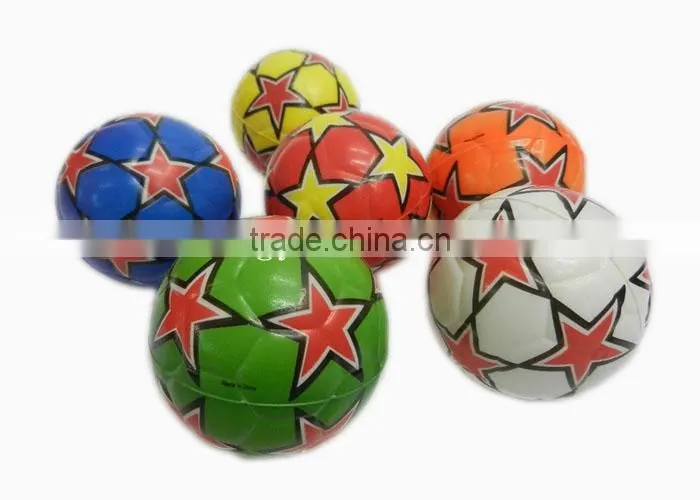 Star football High quality children toy balls Soft anti stress ball,PU foam Ball