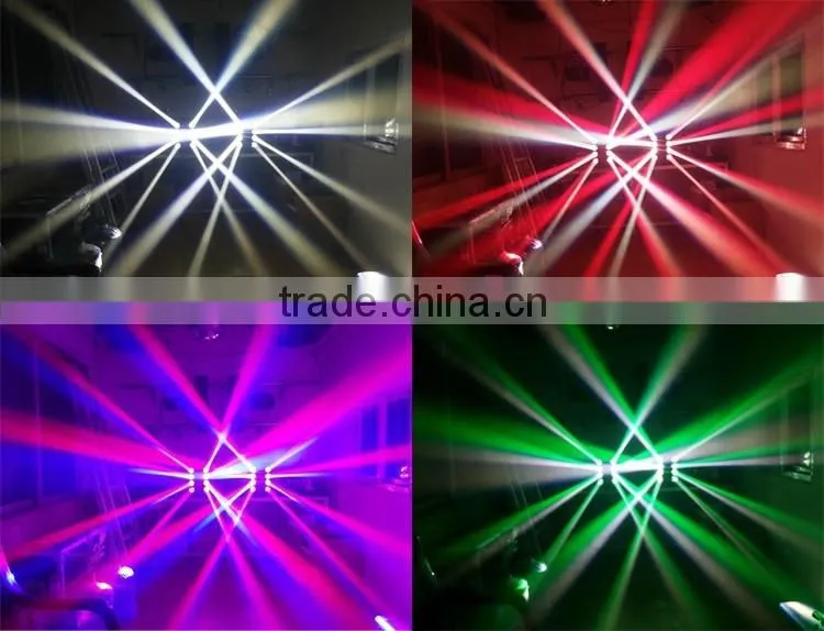 Professional Stage Disco DJ Wedding Party MARQ Lighting Ray Tracer Quad 8pcs 10W 12W RGBW 4in1 LED Spider Beam Moving Head