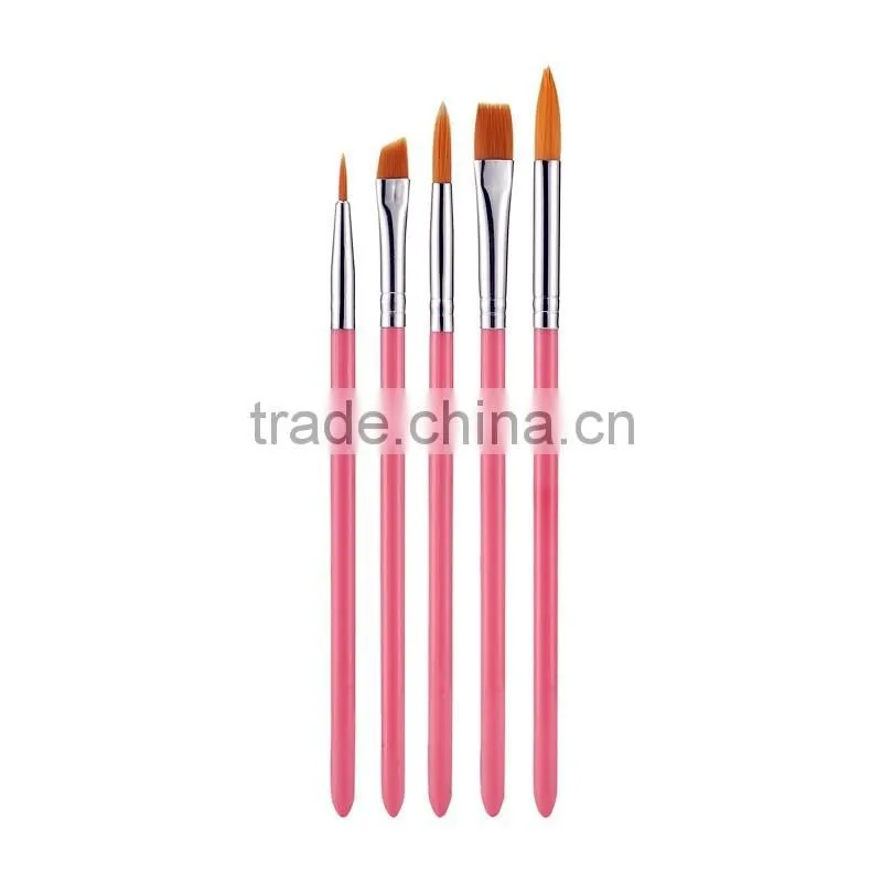 wholesale profession natural bristle artist painting brush,synthetic hair paint brush set