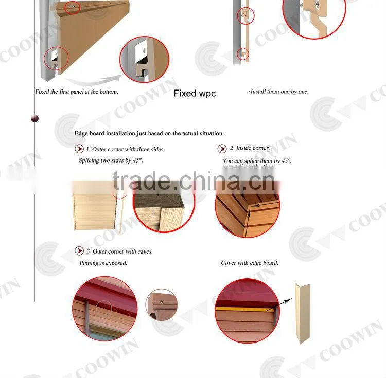 2015 Germany technique slat wall panel