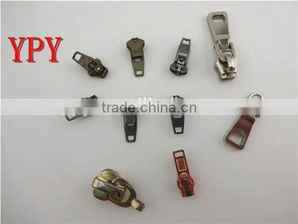 autolock zipper Slider,zipper heads,colorful metal slider zipper head lock