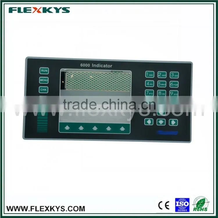 6000 Indicator metal dome membrane keypad with shielding layer