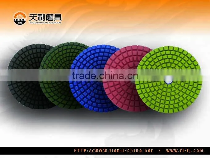 4"Diamond Concrete Polishing Pads,Diamond Grain Polishing Pads