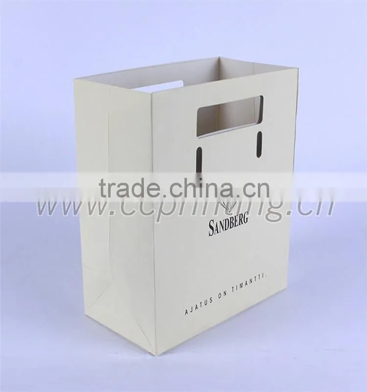 paper packing bag with polyester string handle