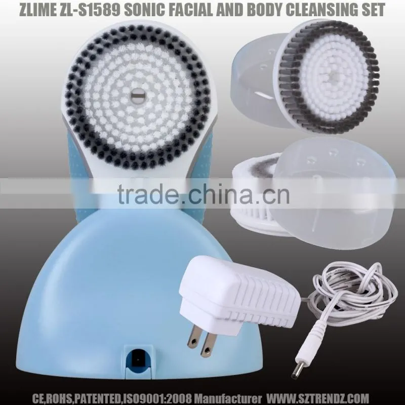 High Frequency Waterproof 2Clear Sonic Faciall Brush Machine