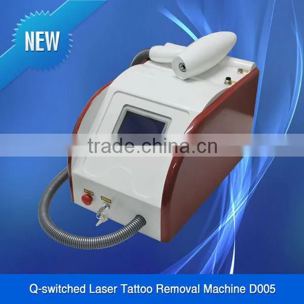 touch screen portable Q-switch permanent beauty tattoo removal laser machine/skin rejuvenation