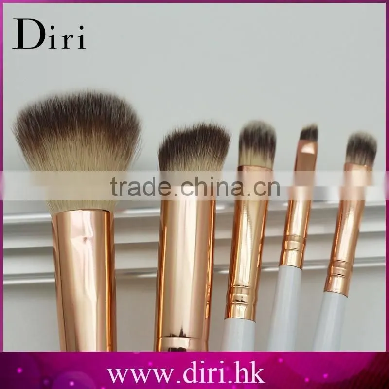 5pcs makeup brush set rose gold handle small brush kit hot makeup brush travel kit