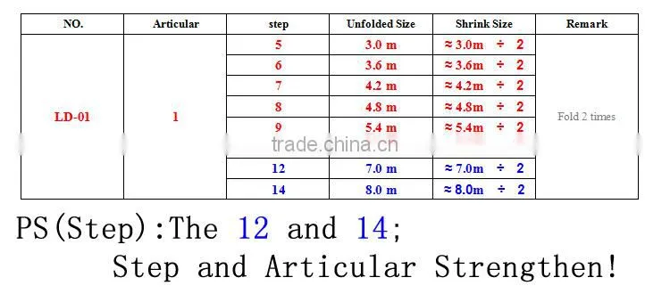 RD aluminum folding climbing rope metal bunk beds ladder
