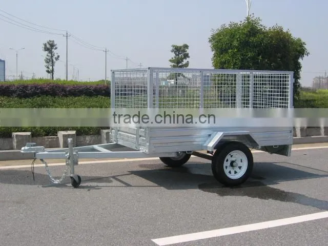 2015 new products -8x5 galvanised caged Trailer
