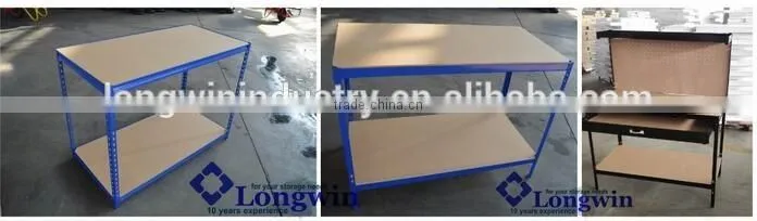 factory folding steel work bench with drawers