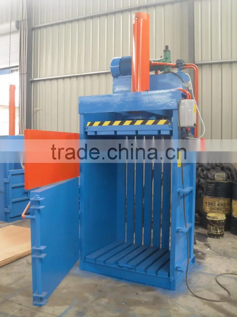 hydraulic textile clothes baling machine/used clothing baler machine