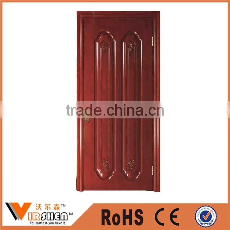 China modern interior wood doors swing design veneer door manufacturer