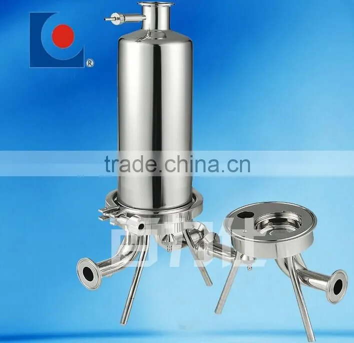 Industrial Food Grade Sanitary Stainless Steel Apple Juice Filter,stainless steel cartridge filter housing
