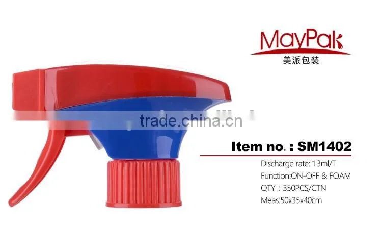 Hot sale double shroud plastic trigger sprayer for bottle
