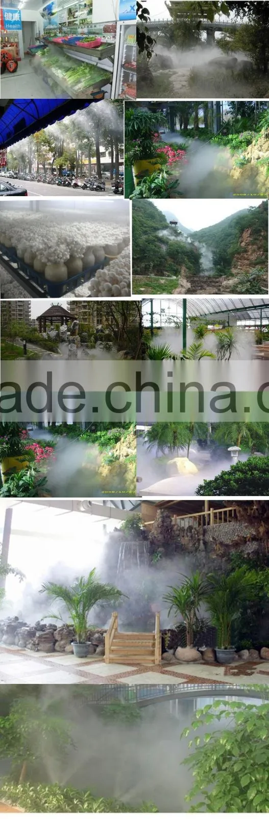 High pressure atomizing pump 0.5L ulv fog machine for Supermarket vegetable and fruit preservation