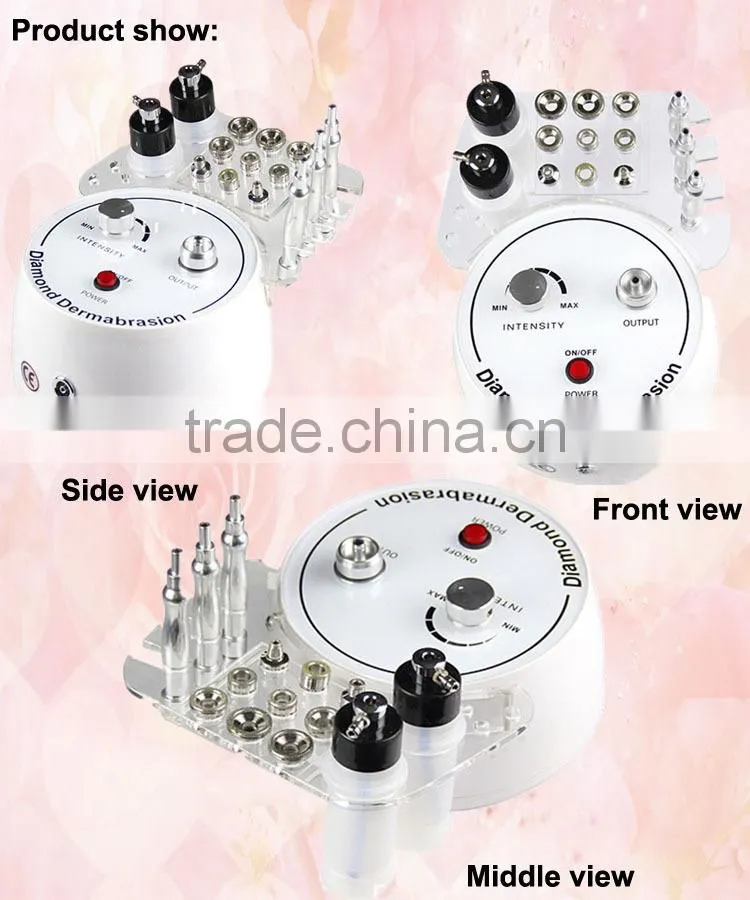 Professional diamond dermabrasion machine remove dead skin whitening black dermabrasion machine
