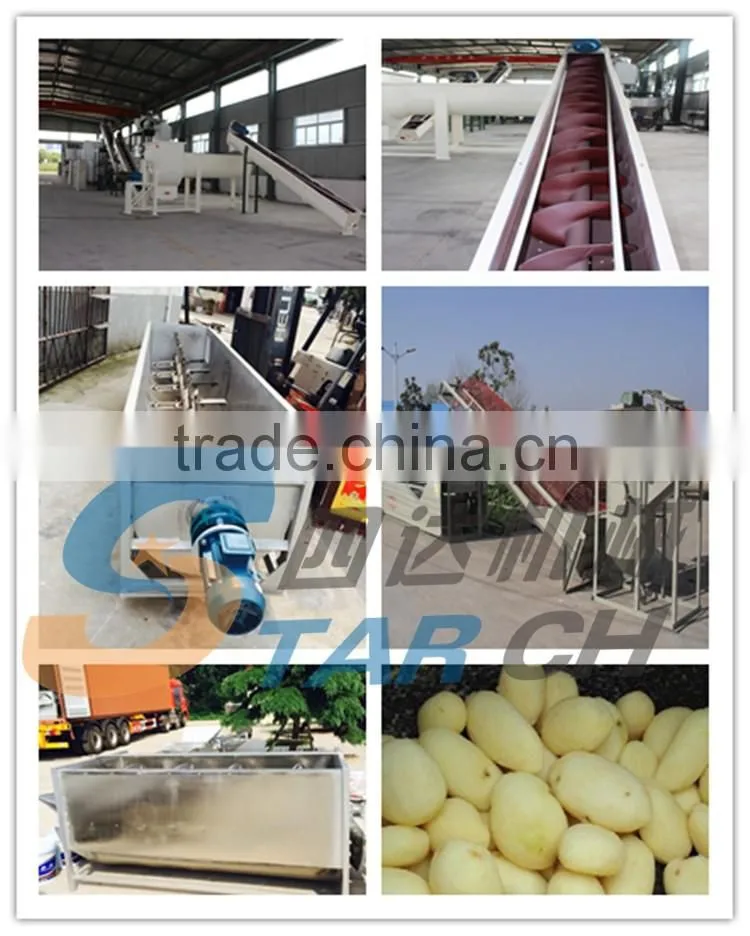 High Efficiency Saving Water Potato Washing Machine for Vegetable Process