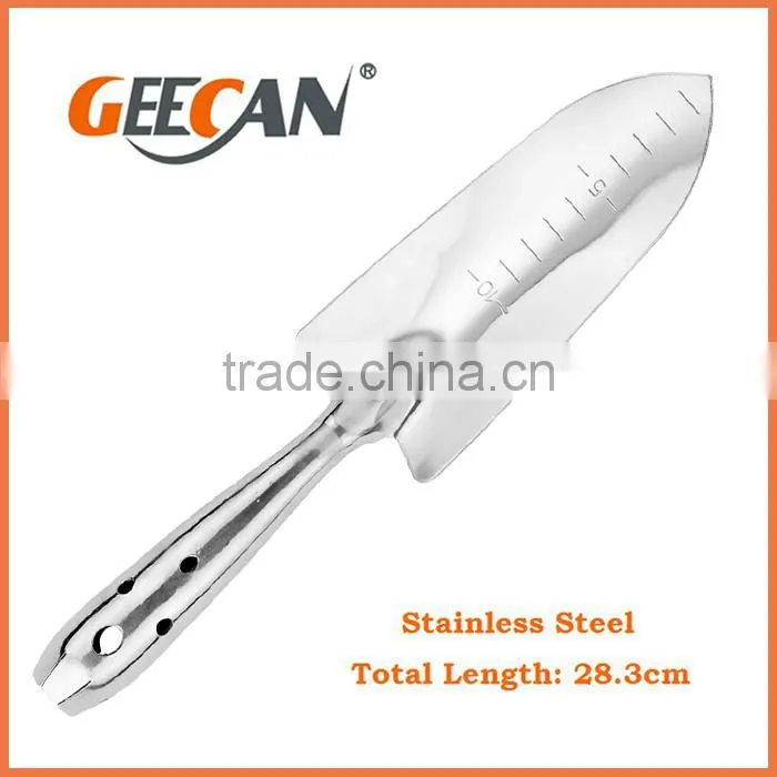 stainless steel garden shovel spade