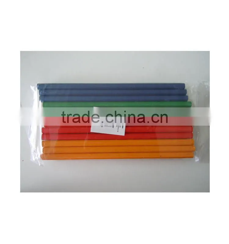 176-178*15*7mm standard size octagonal shape wooden carpenter pencil