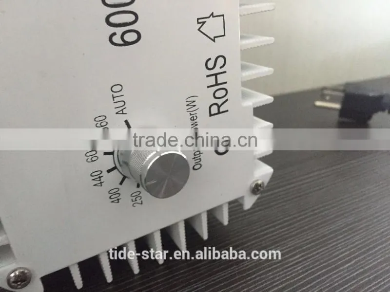 Hydroponics 1000w 600w double ended grow light reflector ballast