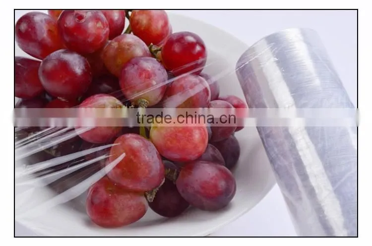 PE Cling film/transparent soft PE cling film for food packaging