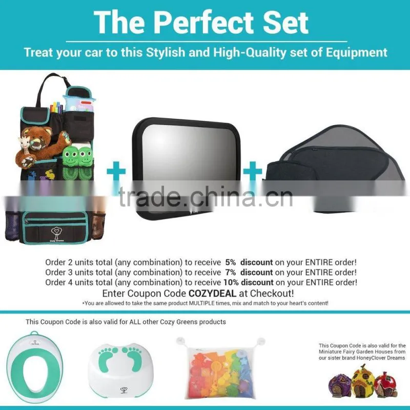 Waterproof Super back seat tray car organizer