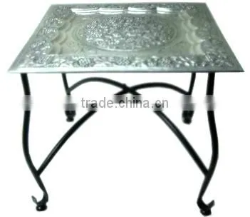 Round Embossed Coffee Table