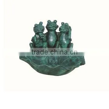 Garden cast iron statue,cast iron animal statue,antique cast iron frog statue