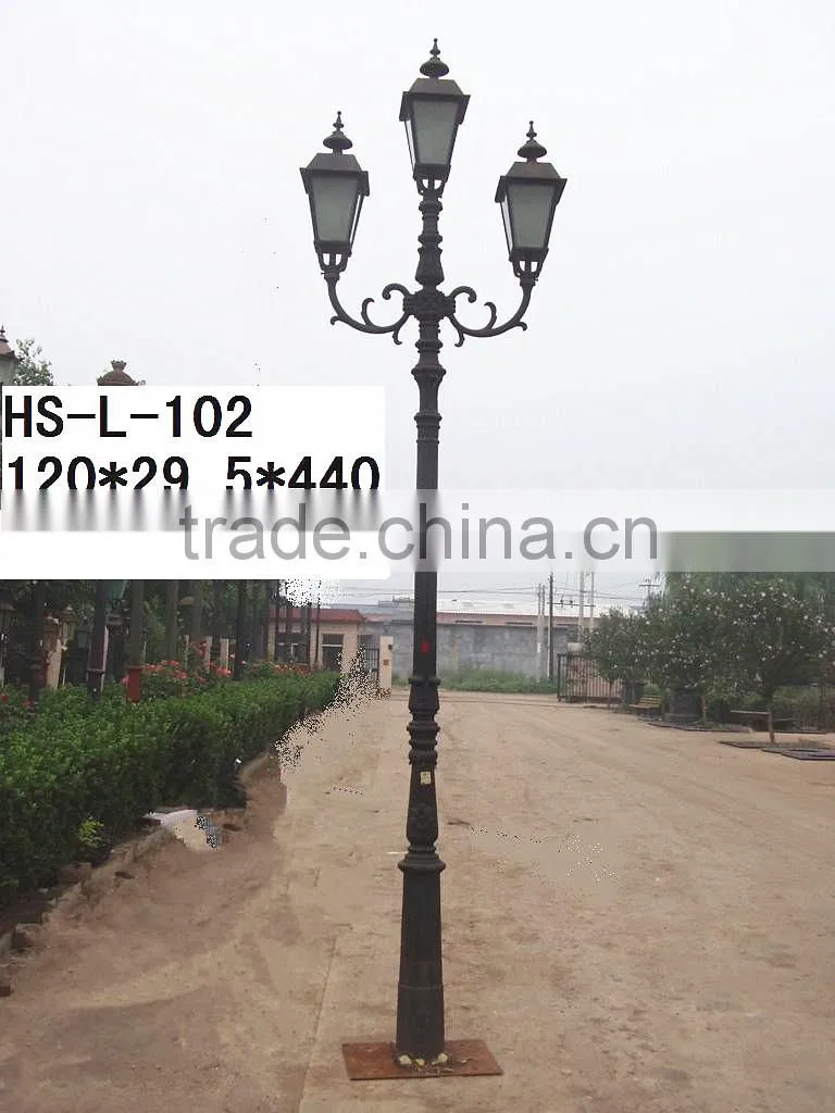 Decorative Cast Iron Garden Pole
