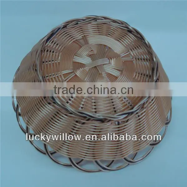 factory recycled plastic woven fruit basket
