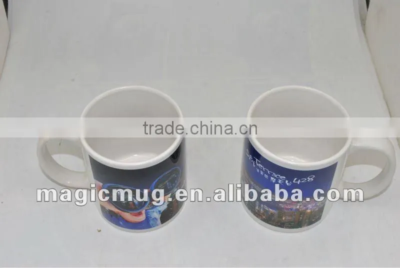 hot sale 11oz magic mug color changing for promotional gift