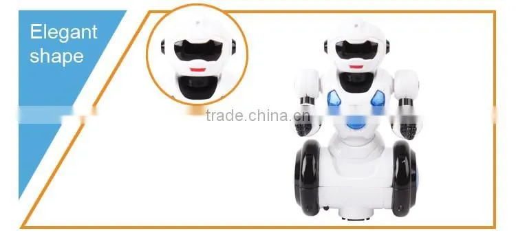 Bump and go battery operated light up Dancing robot toy