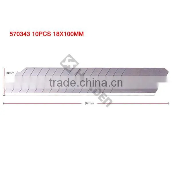 Top Quality 18mm Wide SK-5 Steel 10pcs Inside Utility Knife Cutter Blade