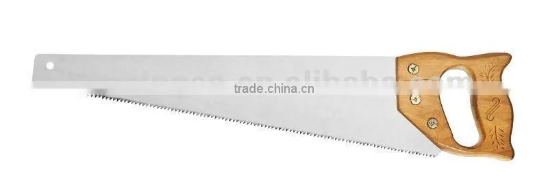 wooden hand saw for cutting wood