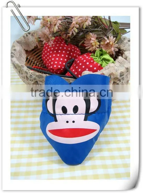 Customized Printing High Quality Nylon 190T Cartoon Folding Shopping Bag