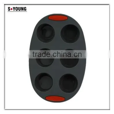 10111 6pcs cups Shape Silicone Cake Mold