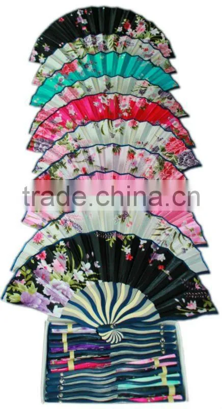Silk ladies hand fans