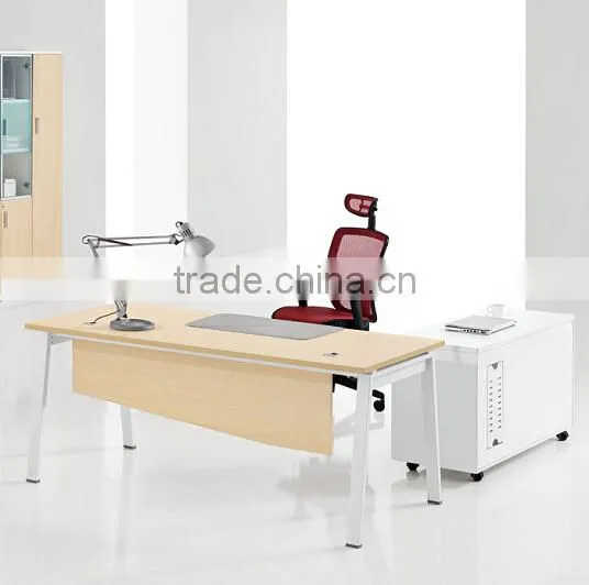 acrylic office desk,metal frame office desk,italian design office desk